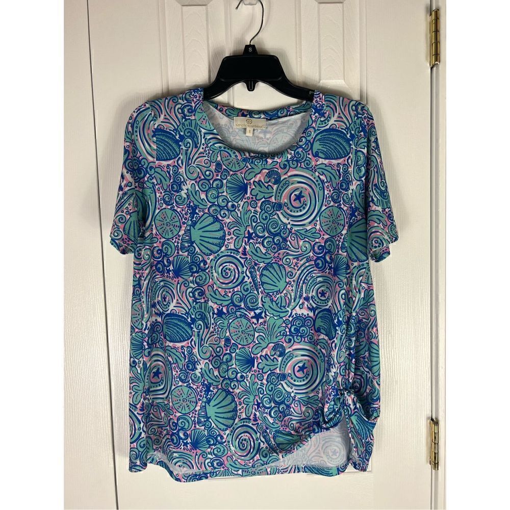 Simply Southern Women’s Coastal Blouse Size Small